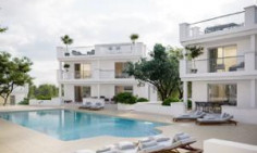 2 bedroom maisonette with swimming pool for sale in Agios Tychonas