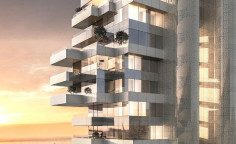 A unique beachfront top floor penthouse located right by the sea 