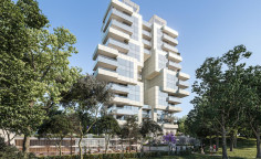 A unique beachfront top floor penthouse located right by the sea 
