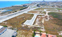 Large residential plot on Larnaca/Dekelia road only a few meters from the sea, only 5 mins from town centre, Larnaca