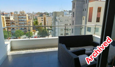Spacious 2 bed furnished apartment to rent in Agioi Omologites