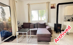 2 bedroom spacious apartment in Oroklini with mountain view 
