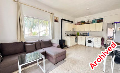 2 bedroom spacious apartment in Oroklini with mountain view 