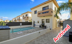 3 bedroom furnished villa with swimming pool for sale in Kapparis