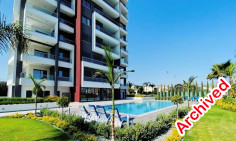 Luxury 2 bedroom furnished apartment with swimming pool to rent in Mouttagiaka