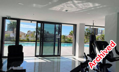 Luxury 2 bedroom furnished apartment with swimming pool to rent in Mouttagiaka