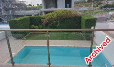 3 bedroom unfurnished house with swimming pool for sale in Germasogeia