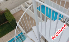 3 bedroom unfurnished house with swimming pool for sale in Germasogeia