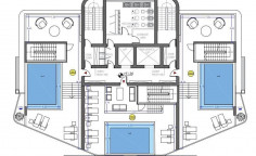 3 bedroom penthouse with swimming pool for sale in Germasogeia Tourist Area