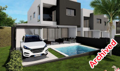 Large 4 bedroom house with swimming pool for sale in Germasogeia