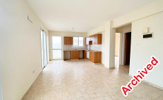 2 bedroom spacious apartment with 3 verandas in Tersefanou 