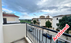 2 bedroom spacious apartment with 3 verandas in Tersefanou 