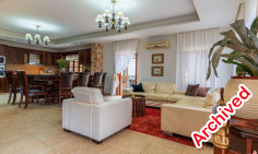 5 bedroom furnished house with swimming pool to rent in Souni-Zanakia