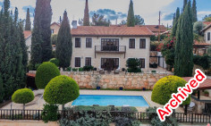 5 bedroom furnished house with swimming pool to rent in Souni-Zanakia