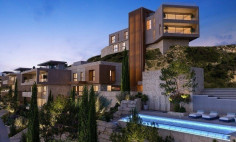 Luxury 3 bedroom penthouse with swimming pool for sale in Amathus area