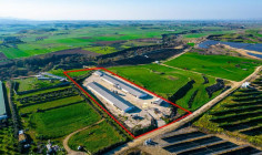 Field with a poultry farm in Agios Ioannis malountas, Nicosia 