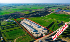 Field with a poultry farm in Agios Ioannis malountas, Nicosia 
