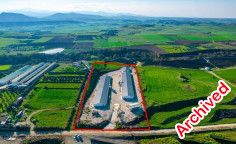 Field with a poultry farm in Agios Ioannis malountas, Nicosia 