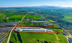 Field with a poultry farm in Agios Ioannis malountas, Nicosia 