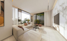Luxury two beds apartment with swimming pool for sale in Germasogeia