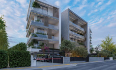 Luxury two beds apartment with swimming pool for sale in Germasogeia