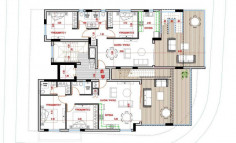 Two bed penthouse for sale in Livadia