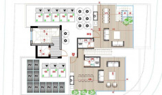 Two bed penthouse for sale in Livadia