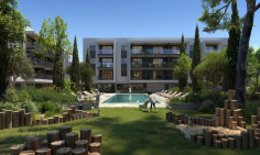 Beautiful 1 bedroom apartment with swimming pool for sale in Asomatos