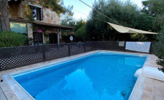 4 bedroom furnished house with swimming pool for sale in Souni-Zanakia