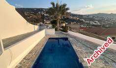 Beautiful three bedrooms house with swimming pool for sale in Peyia