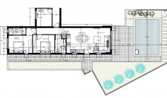 Large two bedrooms apartment with swimming pool for sale in Zakaki