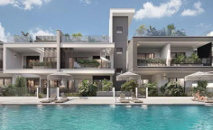 Luxury 1 bedroom penthouse with swimming pool for sale in Zakaki