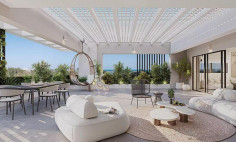 Luxury 2 bedroom penthouse with swimming pool for sale in Zakaki