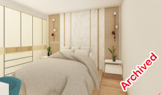 Spacious two beds apartment for sale in Agios Dometios