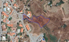 Large development plot 2605m2 for sale Parekklisia , Limassol