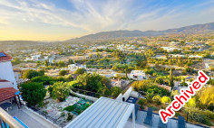 4 bedroom detached house for rent panoramic views Pareklissia Limassol 