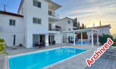 4 bedroom detached house for rent panoramic views Pareklissia Limassol 