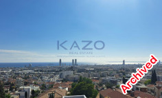 Top floor unfurnished sea view apartment Agios Athanasios 