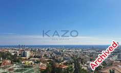 Top floor unfurnished sea view apartment Agios Athanasios 
