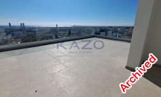 Top floor unfurnished sea view apartment Agios Athanasios 