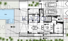 Luxury villa with pool and gym Agios Tychonas 
