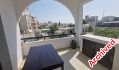 Two bedroom upper level apartment for rent in Kapsalos area 