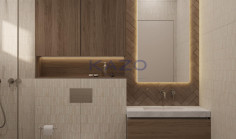 Modern top floor Zakaki apartment 1+1 bedrooms 