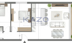 Modern two bedroom apartment in central Mesa Geitonia 