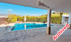 4 bedroom villa private pool for rent Pareklissia Limassol 