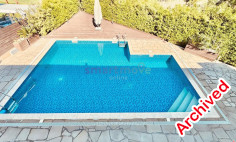 4 bedroom villa private pool for rent Pareklissia Limassol 