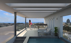 3 bedroom penthouse with swimming pool for sale in Linopetra