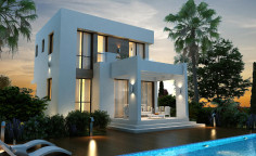 Luxury 3 bedroom furnished villa with swimming pool for sale in Agia Thekla
