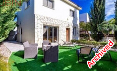 #1381 for rent 3 bedroom villa Paralimni 