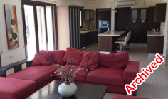 4 bedroom furnished house with swimming pool for sale in Kiti